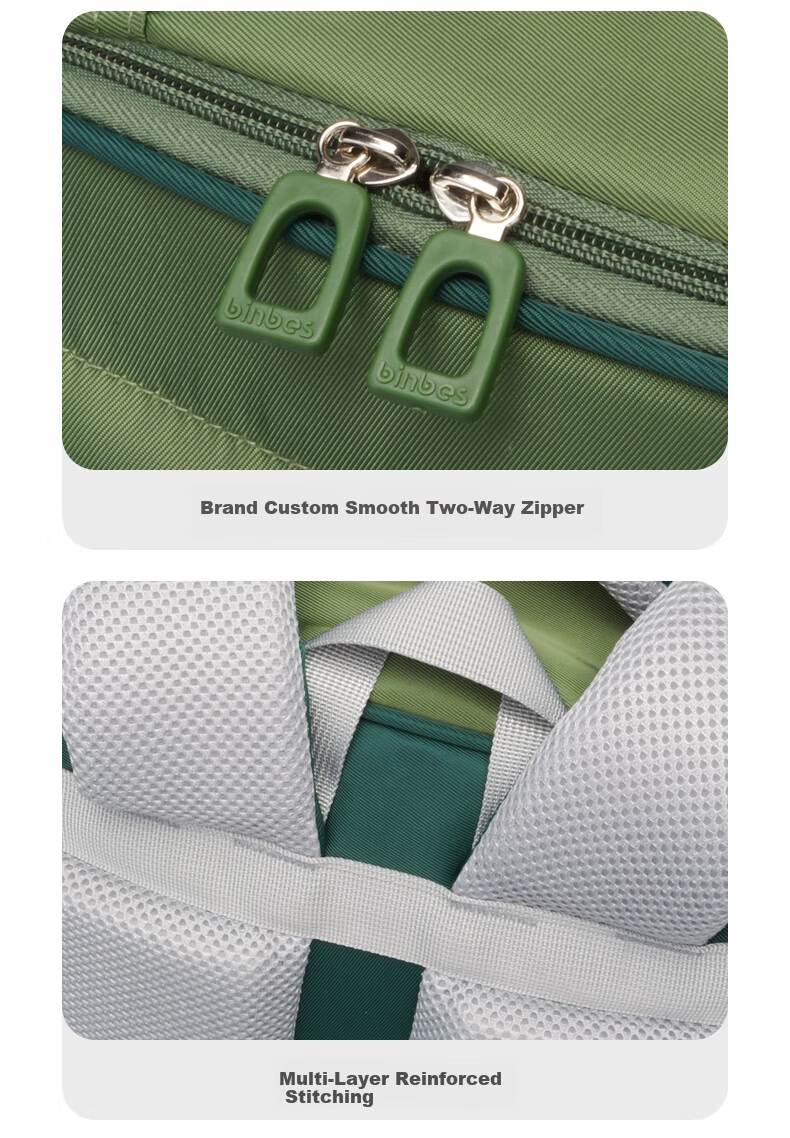 Sunshine 8 O'clock Primary School Student Backpack Kids Boys Girls Ergonomic Lightweight Large Capacity Grade 1-3 Double Shoulder Bag 14