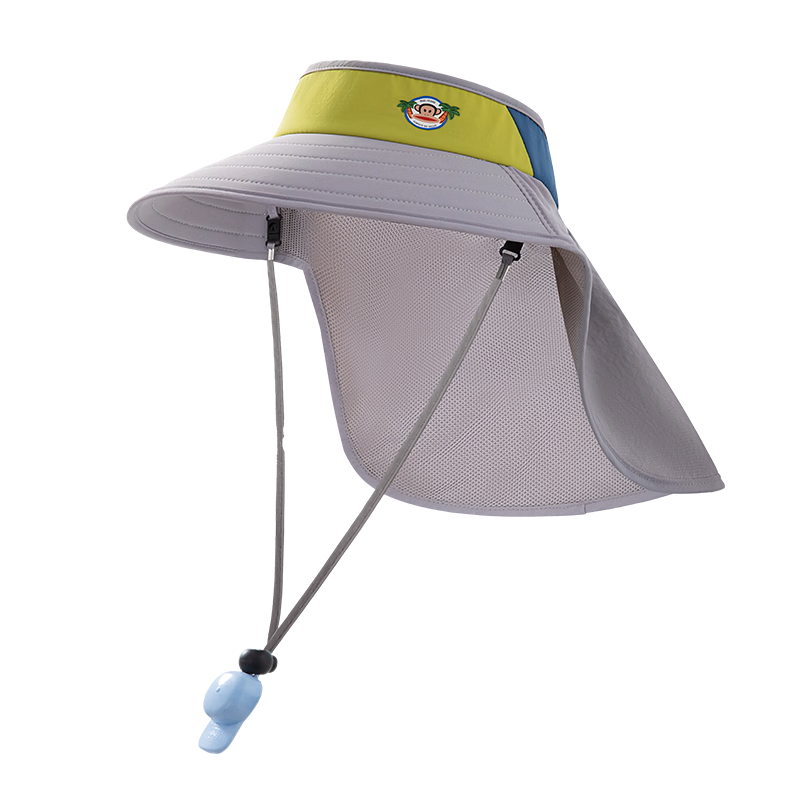 Paul Frank Kids Summer Sun Protection Open-Top Hat UV Protection Neck Cover Outdoor Beach Gift