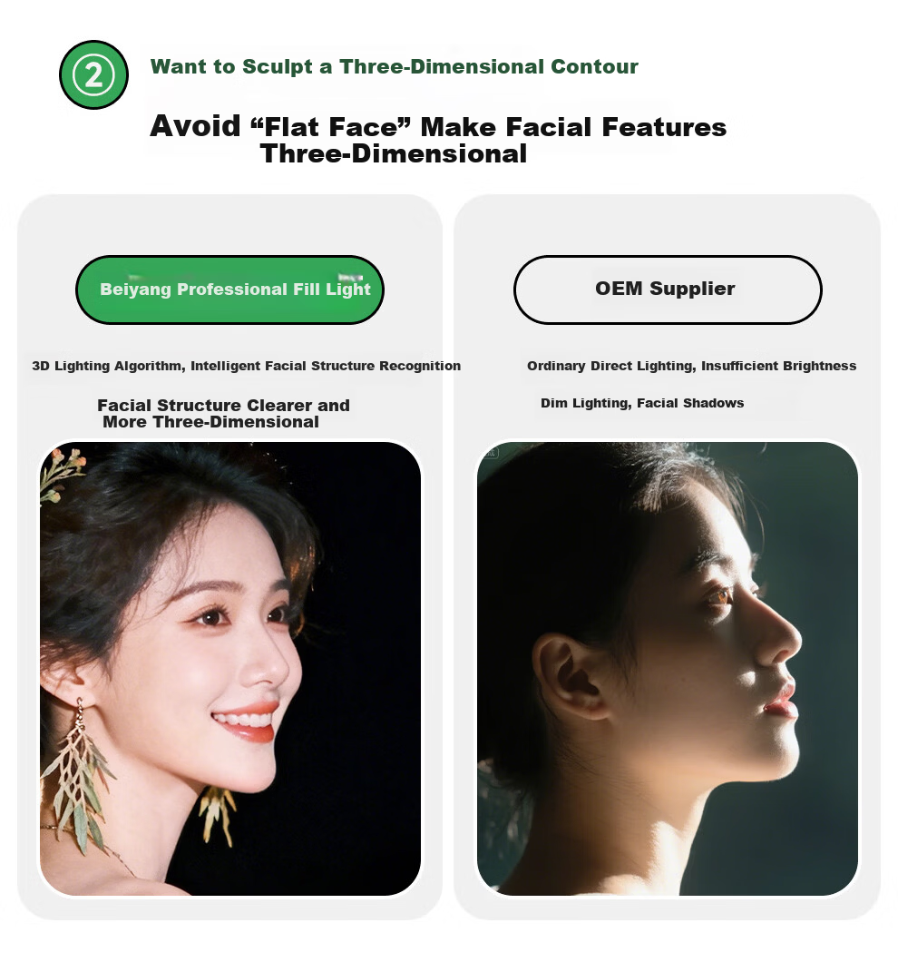 Beiyang 300W Live Streaming Fill Light Professional Spherical Lighting LED Soft Light Beauty Skin Studio Photography Video Continuous Light Film Light 7