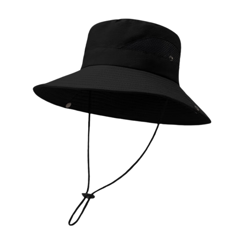 GOLOVEJOY Men's Breathable Fisherman Hat Wide Brim Outdoor Hiking Camping Sun Protection Army Green