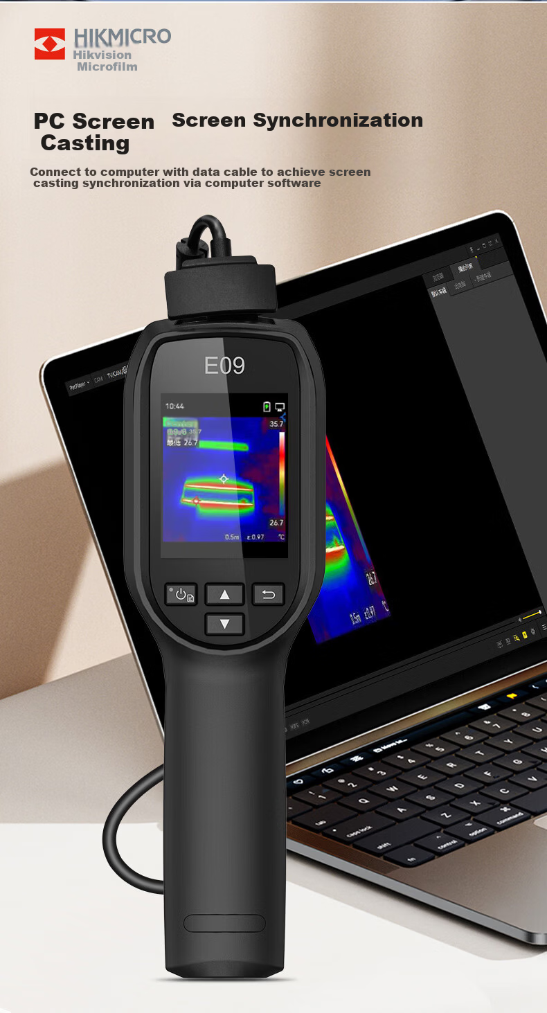 HIKMICRO Thermal Imager High-Definition Infrared Thermal Camera Temperature Measurement Night Vision Floor Heating Inspection Leak Detector E06 12