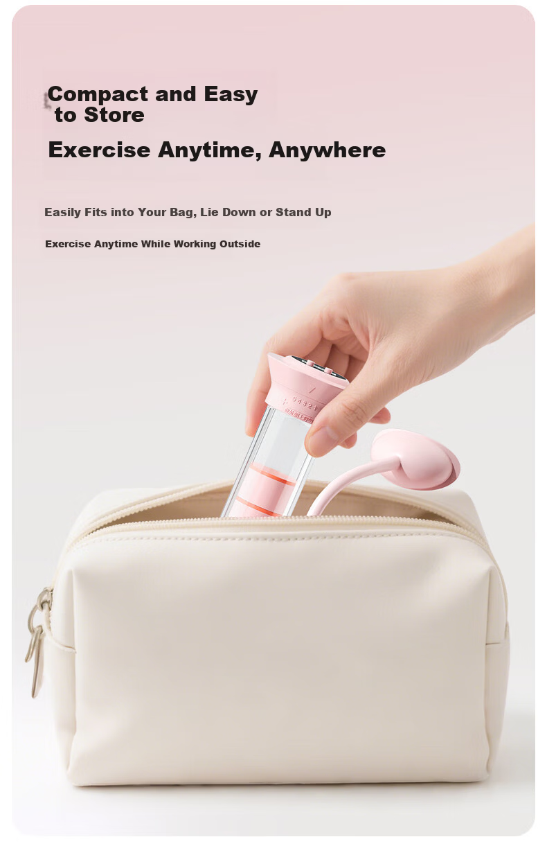 Langwei Breathing Dumbbell Diaphragmatic Breathing Trainer Lung Capacity Exerciser Abs Vest Line Face Jawline Trainer 8