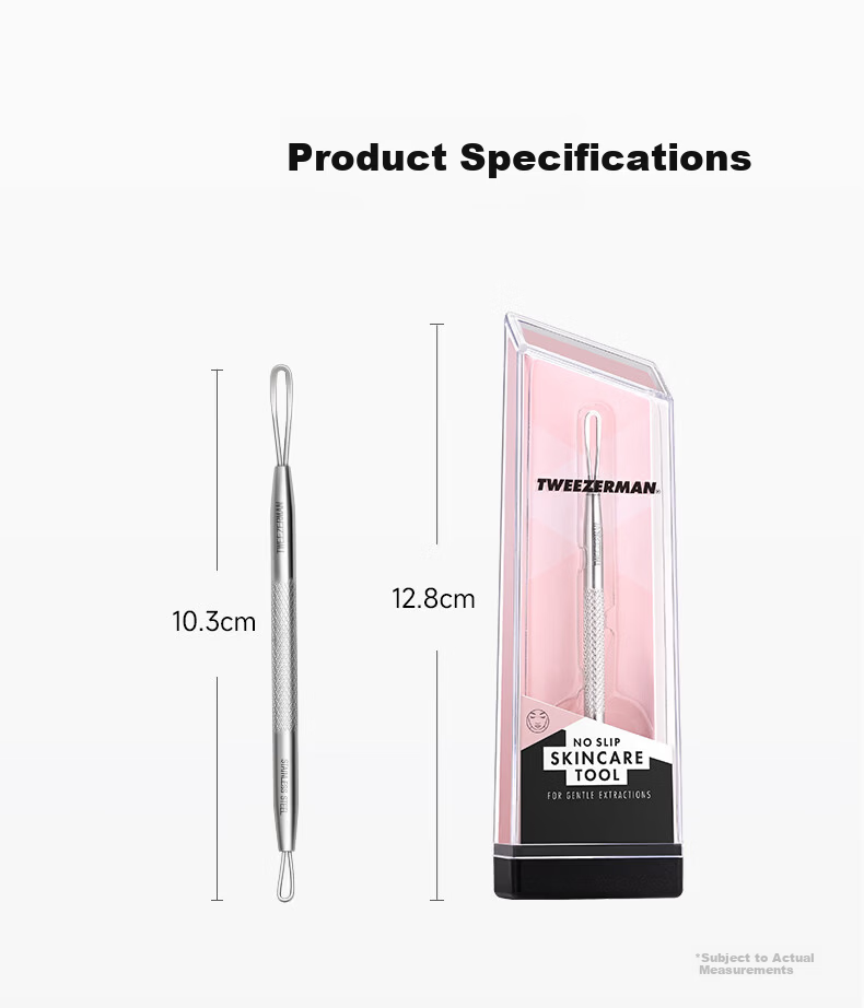 Tweezerman Imported Blackhead Remover No-Needle Design Whitehead Extractor Acne Pimple Tweezer Gift 16