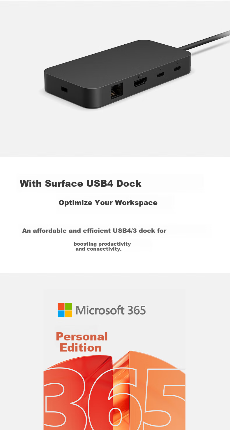 Microsoft Surface Laptop 13-inch Notebook Computer National Subsidy Touchscreen Lightweight AI+PC Snapdragon X Plus 16GB 256GB Platinum 13