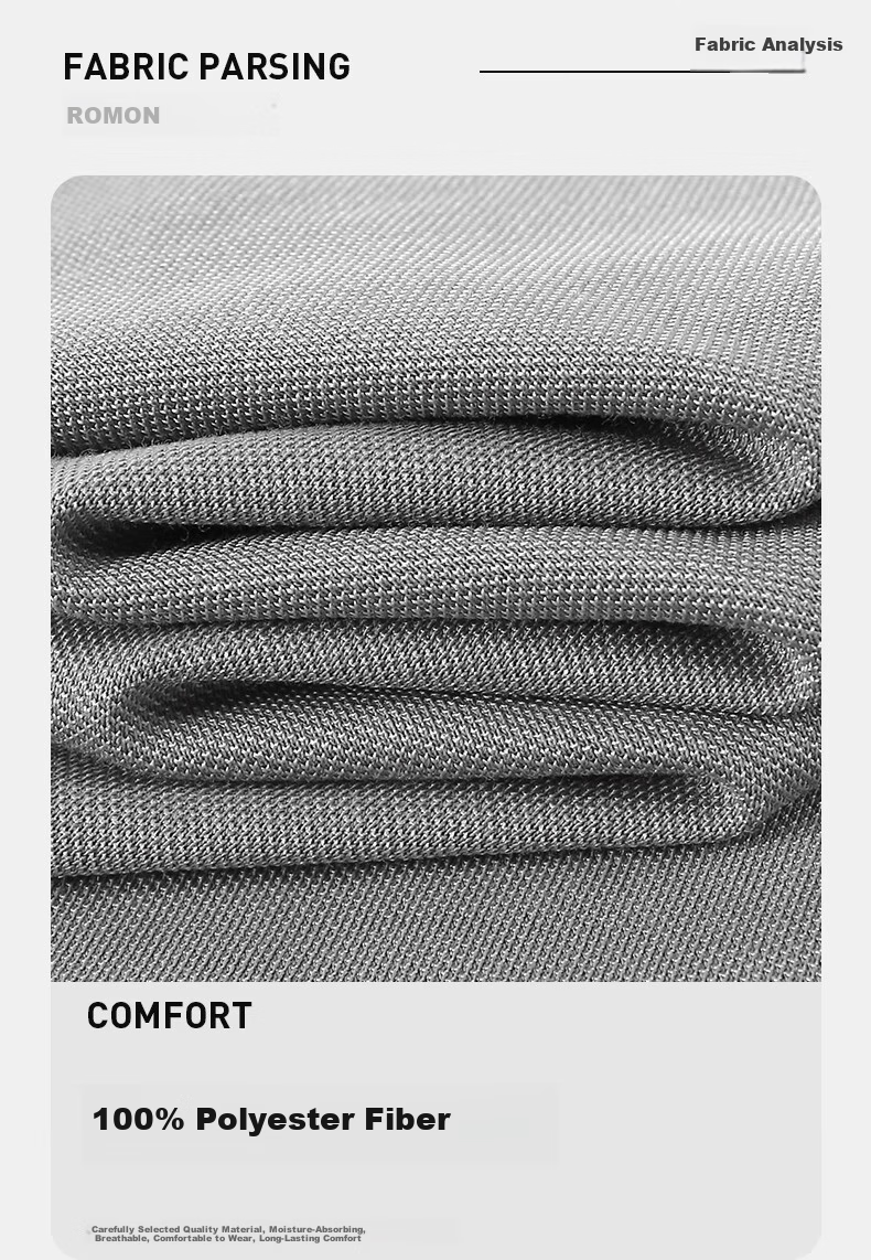Romon Ice Silk Short Sleeve T-Shirt Men's Summer Business Casual Polo Collar Base Shirt Middle-aged and Young Dad Men's Wear 2