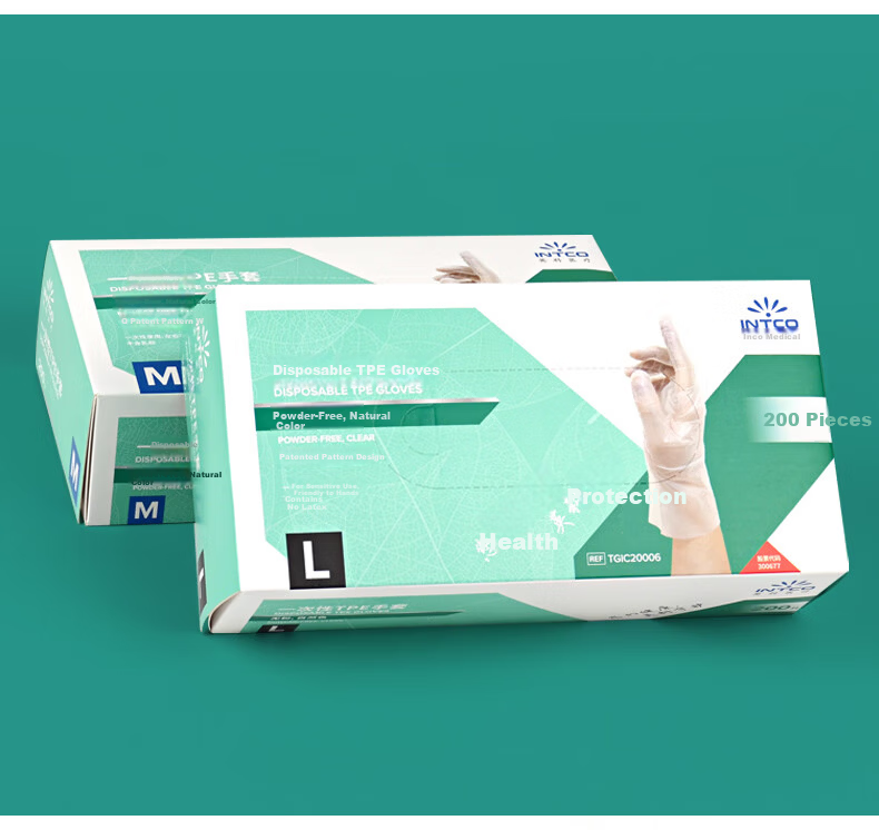 INTCO Disposable Gloves, Medical Nitrile, 100 Pieces, Size S, Thickened Version, for Laboratory, Household Chores, Dishwashing, Protective Work Gloves 10