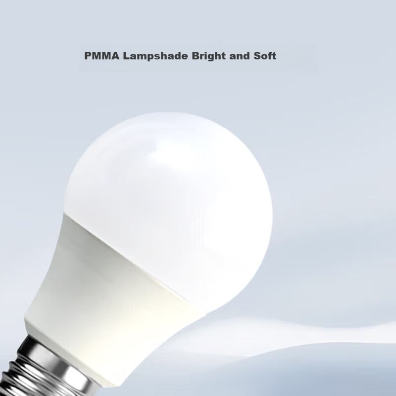 CHNT LED Bulb Energy-saving Lamp E27 Screw Base Household Commercial High Power Light Source 5W Cool White Column Bulb 5-Pack Bulk Set