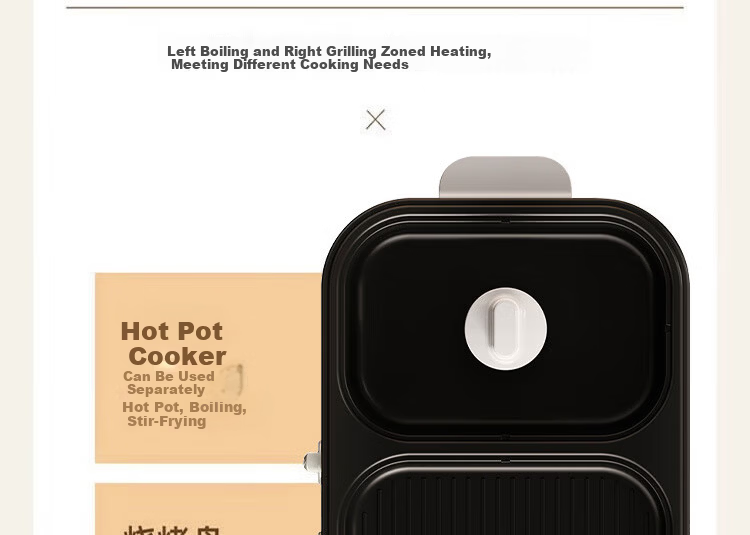 Joyoung 4.5L Multifunctional Electric Hot Pot Induction Cooker High Power Electric Heating Pot HG10-G588 7