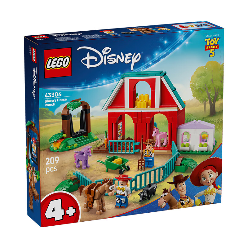 LEGO Disney 43304 Western Happy Farm Building Blocks Toy for Boys and Girls Children's Day Gift Decorative Figurine