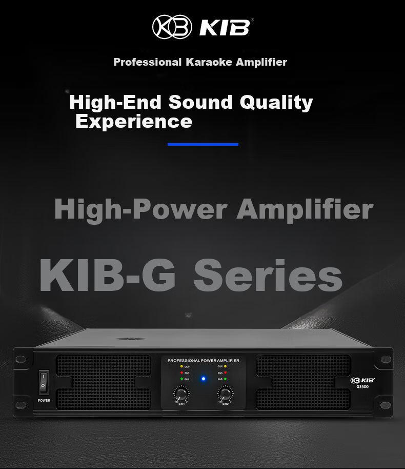 KIB G3500 Pure Power Amplifier Professional High-Power Home Theater Audio Amplifier Equipment 1