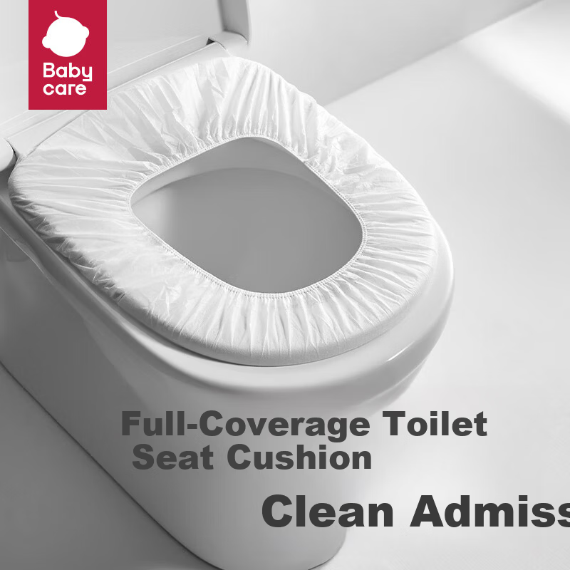 Babycare Disposable Toilet Seat Covers Travel Portable Waterproof Enlarged Maternity Toilet Paper Pads 6pcs*5packs
