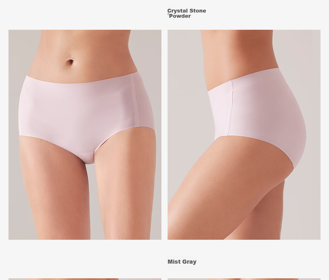 Aimer Women's Seamless High Elastic Mid-Waist Boyshort Underwear AM23A581 Pink Size 155 Mother's Day Gift 18