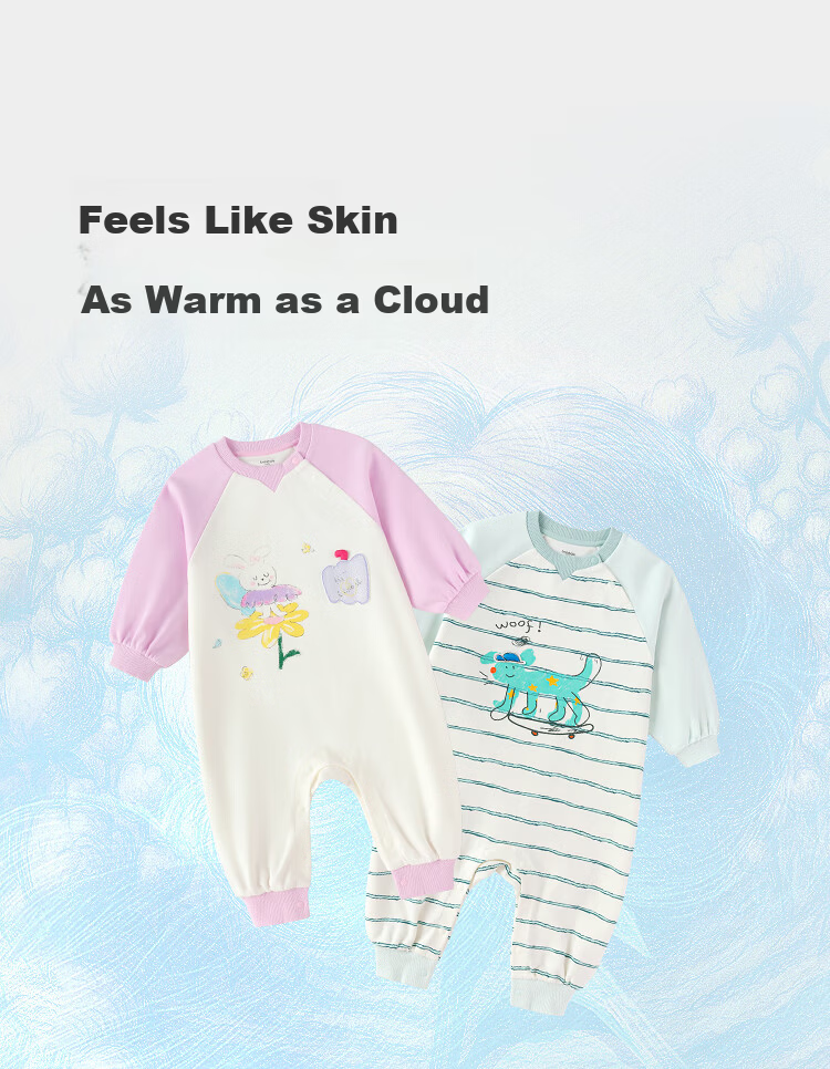 Balabala【balaOne】Kids Baby Romper 2025 New Spring Fashion Cute Adorable 4