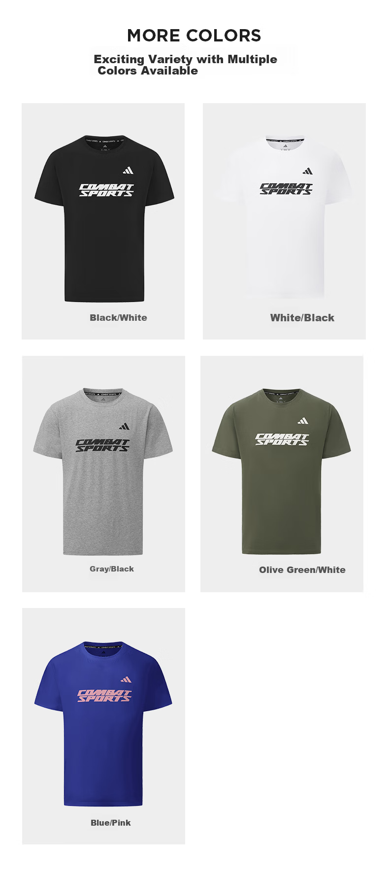 Adidas Men's Short Sleeve 2026 New Casual Sports Breathable Fashion Versatile Crew Neck T-Shirt Black/White S 4