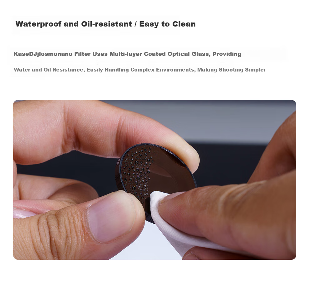 Kase DJI Osmo Nano Action Camera Accessory Filter ND8 Neutral Density Lens for Landscape Photography Long Exposure Time-lapse 7