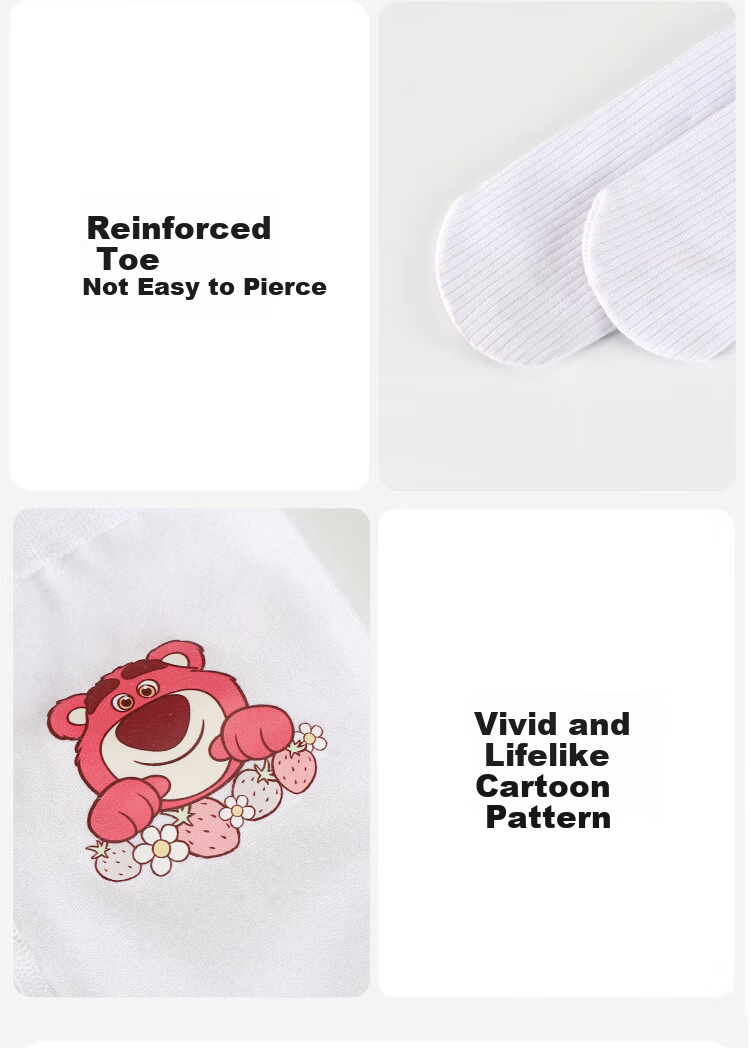 Disney Girls Tights Autumn Winter Fleece Lined Children's Dance Socks Baby Socks SS32028 White Thin Fleece Size S 14