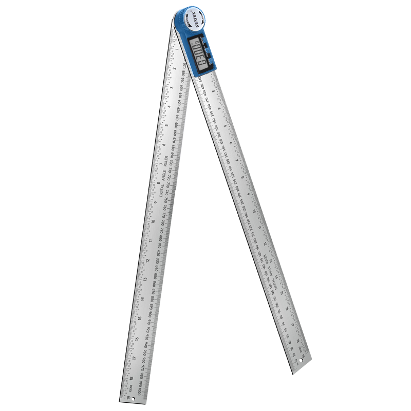 SYNTEK Electronic Digital Angle Ruler, High-Precision Angle Ruler, Multi-Functional Industrial Measuring Instrument, 500mm Ruler