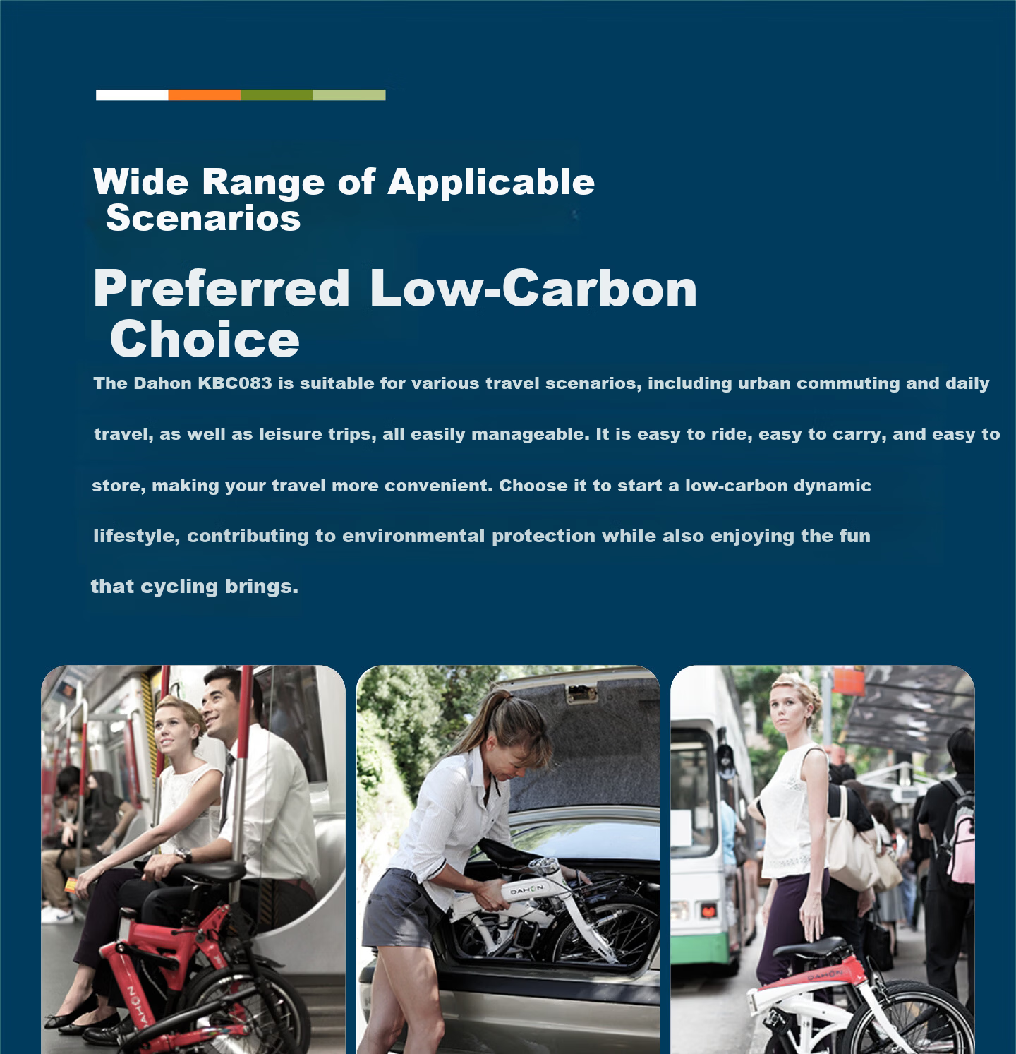 DAHON Folding Bike 20-inch 8-Speed Classic P8 KBC083 Black Classic Edition - Jingcang 9