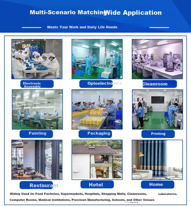 Burun Adhesive Dust Removal Mat Peelable Dust Sticky Sheet Cleanroom Factory Floor Mat Dust Removal 60×90CM 300 Sheets/Box Blue 11
