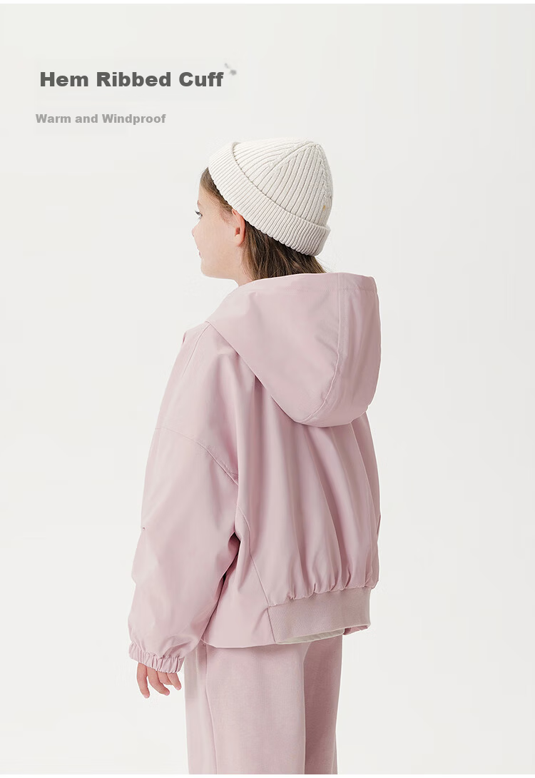 MARC&JANIE Girls' Urban Outdoor Functional Windproof Softshell Jacket Kids Spring Autumn 241236 4
