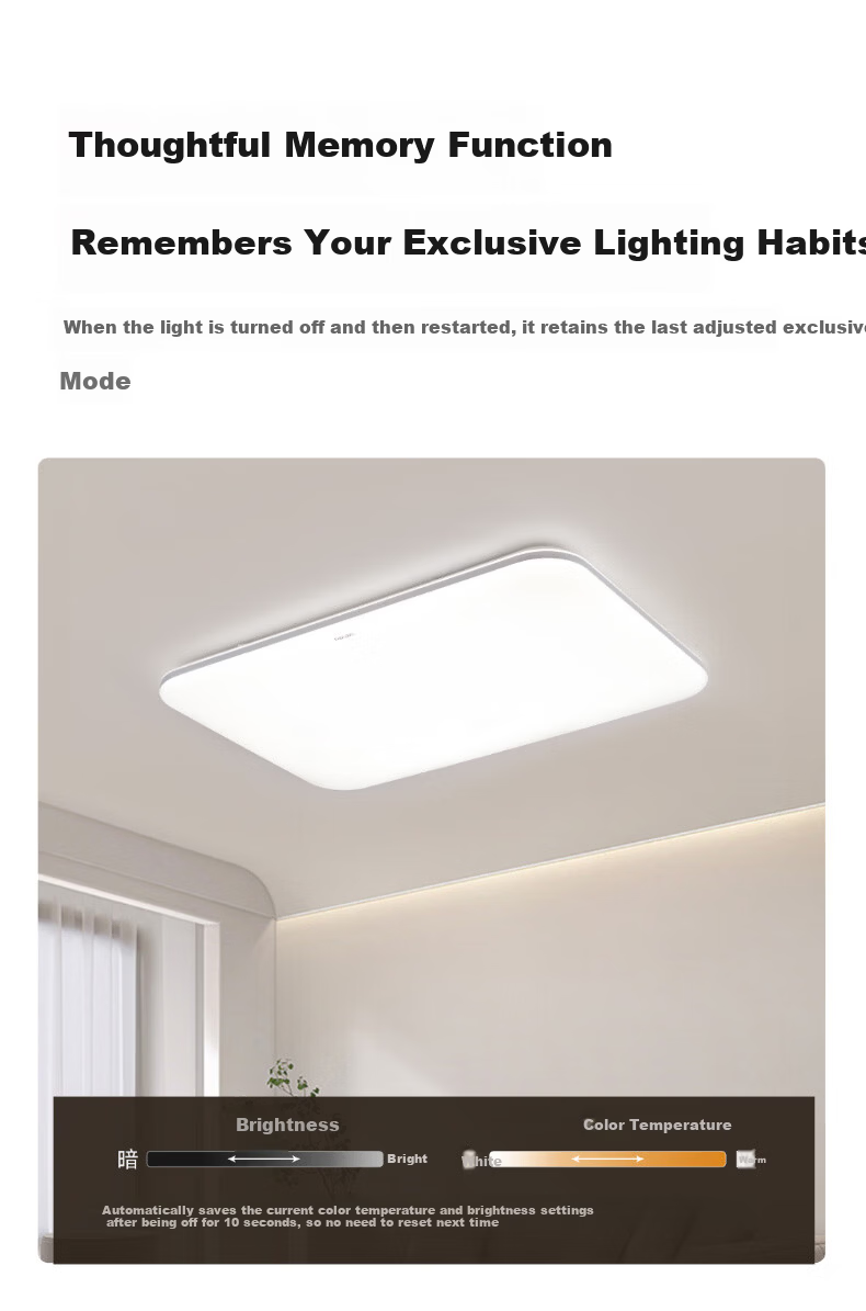 Yeelight Yilai LED Full Spectrum Eye Protection Ceiling Light for Living Room and Bedroom Smart Lighting Lingxi 4.0 [Installation Included] 12