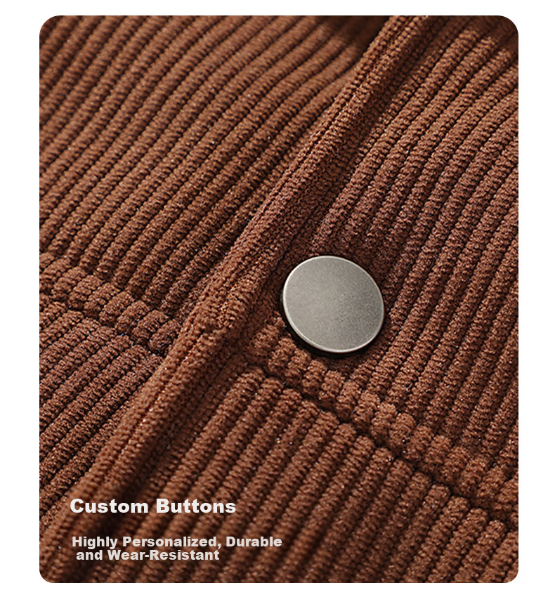 Baleno Corduroy Sherpa Jacket Men Winter Heavyweight Warm Casual Versatile Men's Jacket Trendy Retro Youth Clothing 13
