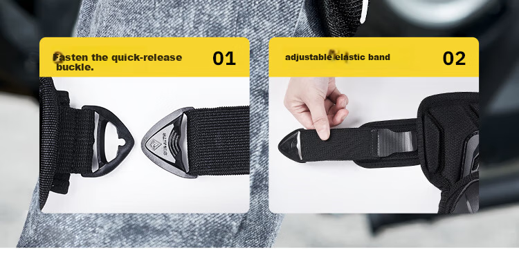 SULAITE Motorcycle Knee Pads CE Level 2 Protective Gear Four-Season Riding Armor Motorbike Safety Equipment 14