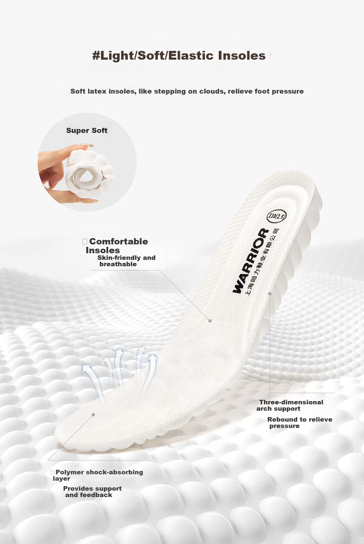 Warrior Women's Casual Ballet Style Sneakers Spring Summer Beige Size 40 Comfortable Soft Sole Fashion Versatile Shoes 14