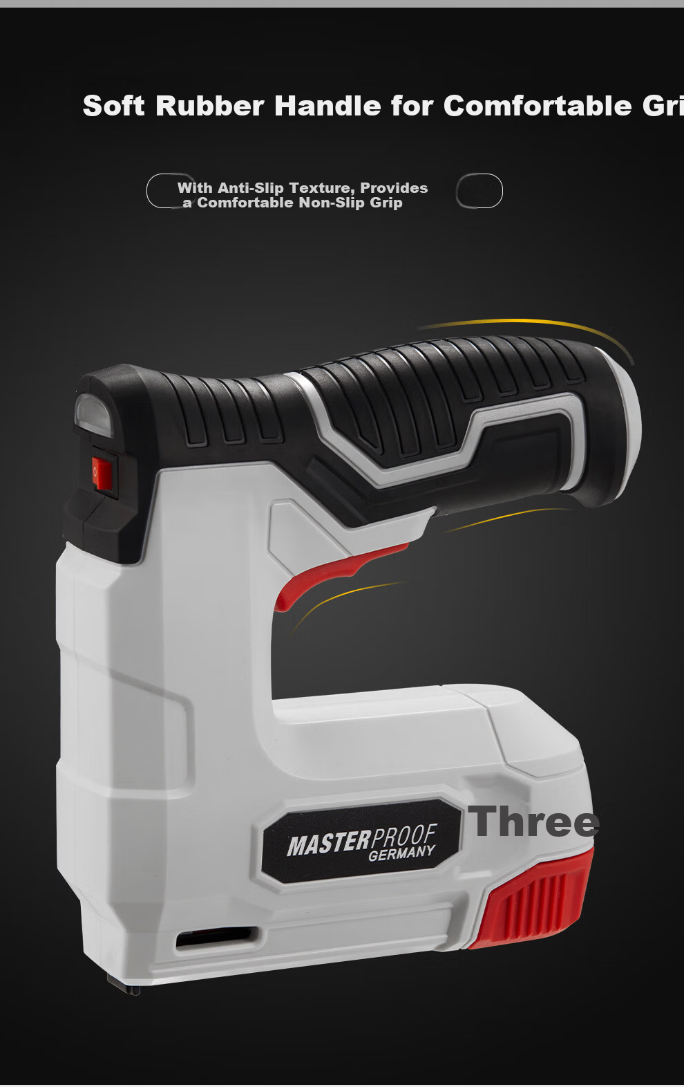 MASTERPROOF Electric Nail Gun Dual-Use Electric Woodworking Nailer Frame Sofa Nail Remover Kit with 6000 Nails 6