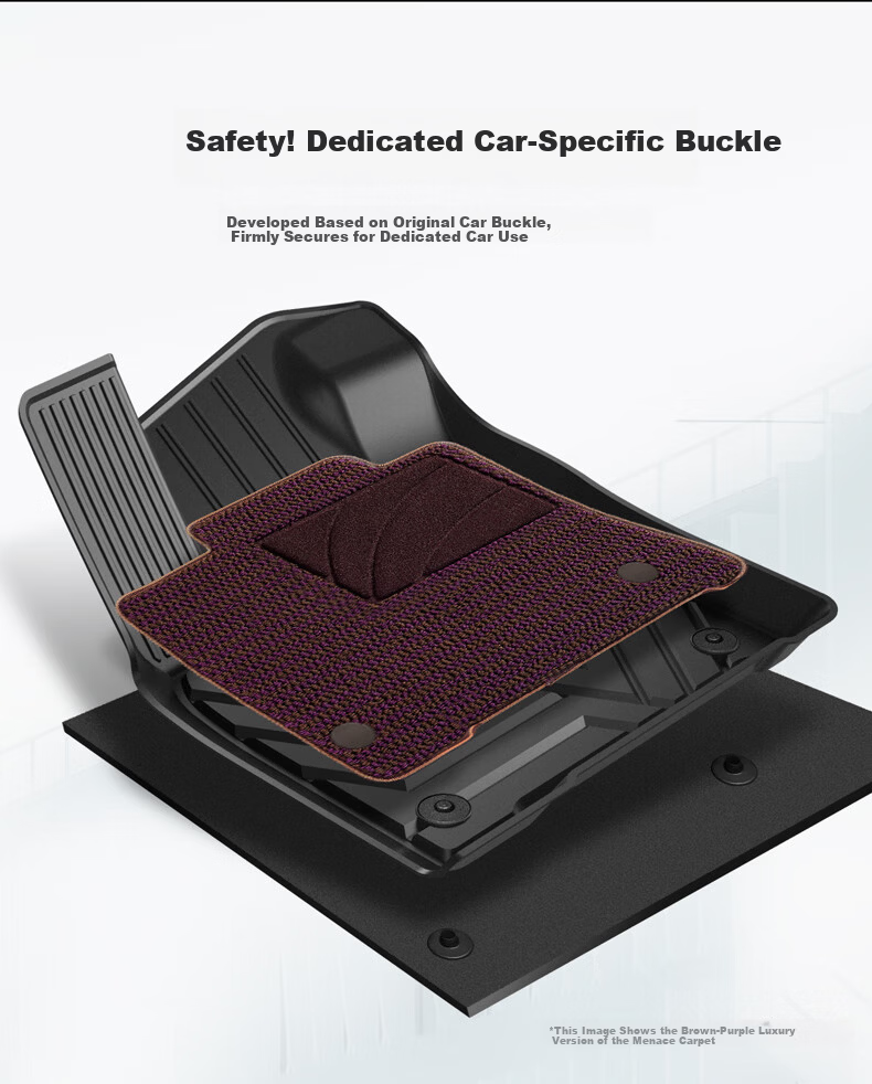 3W Custom Fit TPE Eco-Friendly Car Floor Mats for Volkswagen Magotan B8 + Double-Layer Menice Carpet Surface / Jingpei 9