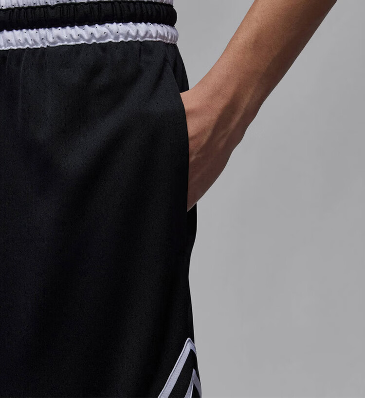 Jordan Men's Summer New Basketball Loose Casual Shorts IF5833-011 Black XL 5