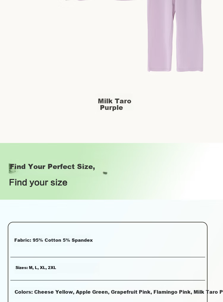 Hodo Home Women's Double-Sided Combed Cotton and Spandex Antibacterial Mite-Resistant Pajamas Flamingo Pink L 13