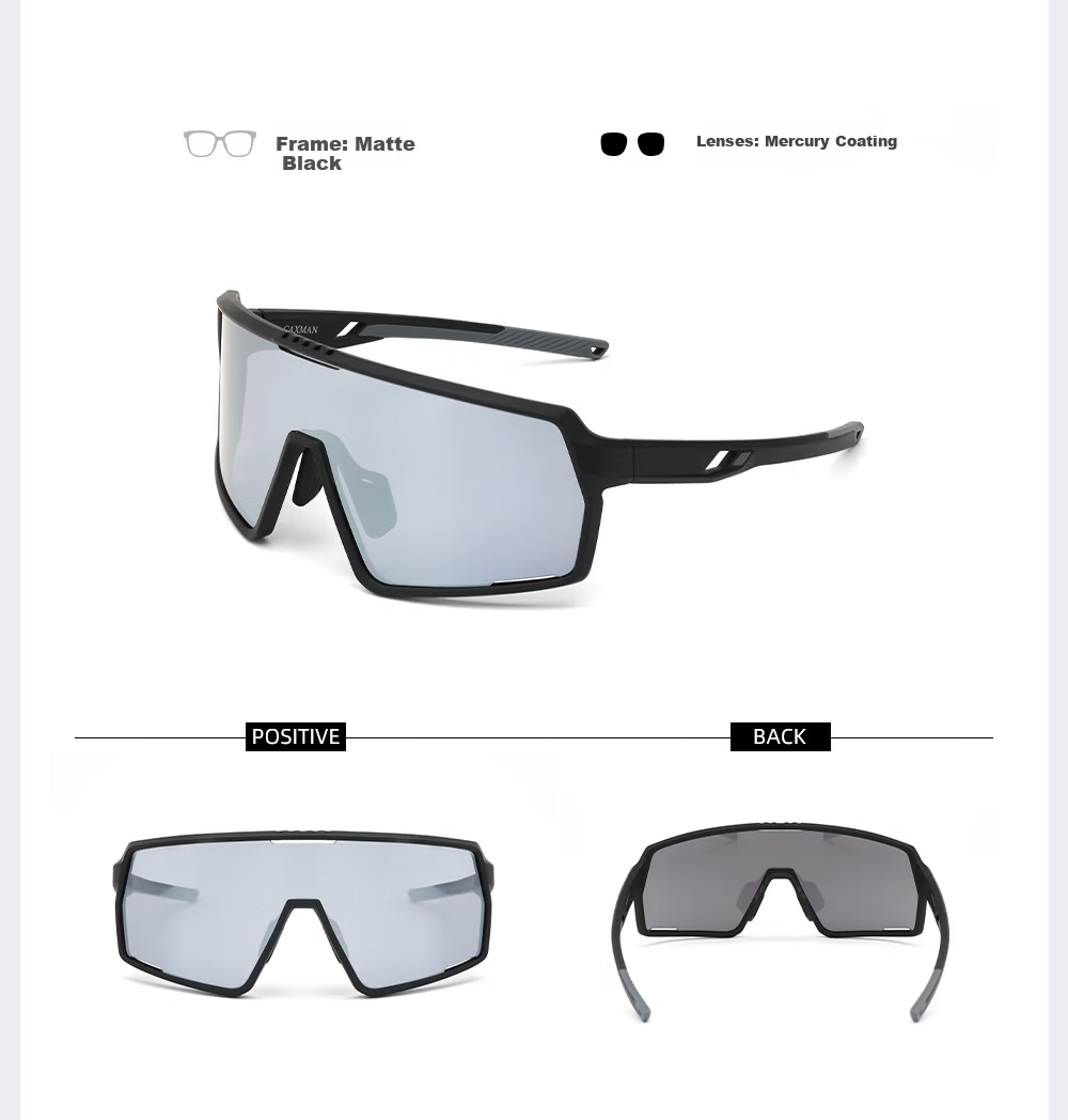 CAXMAN Cycling Glasses Men's Professional Road Bike HD Windproof Outdoor Sports Sunglasses Women's Protective Eyewear 14