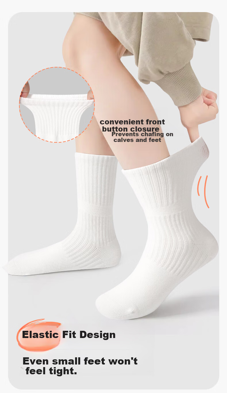 Zhiyouban Children's White Socks, Student White Cotton Socks, Boys' Sports Socks, Spring Autumn Summer Cotton Socks, Girls' Thin School Uniform Socks 7