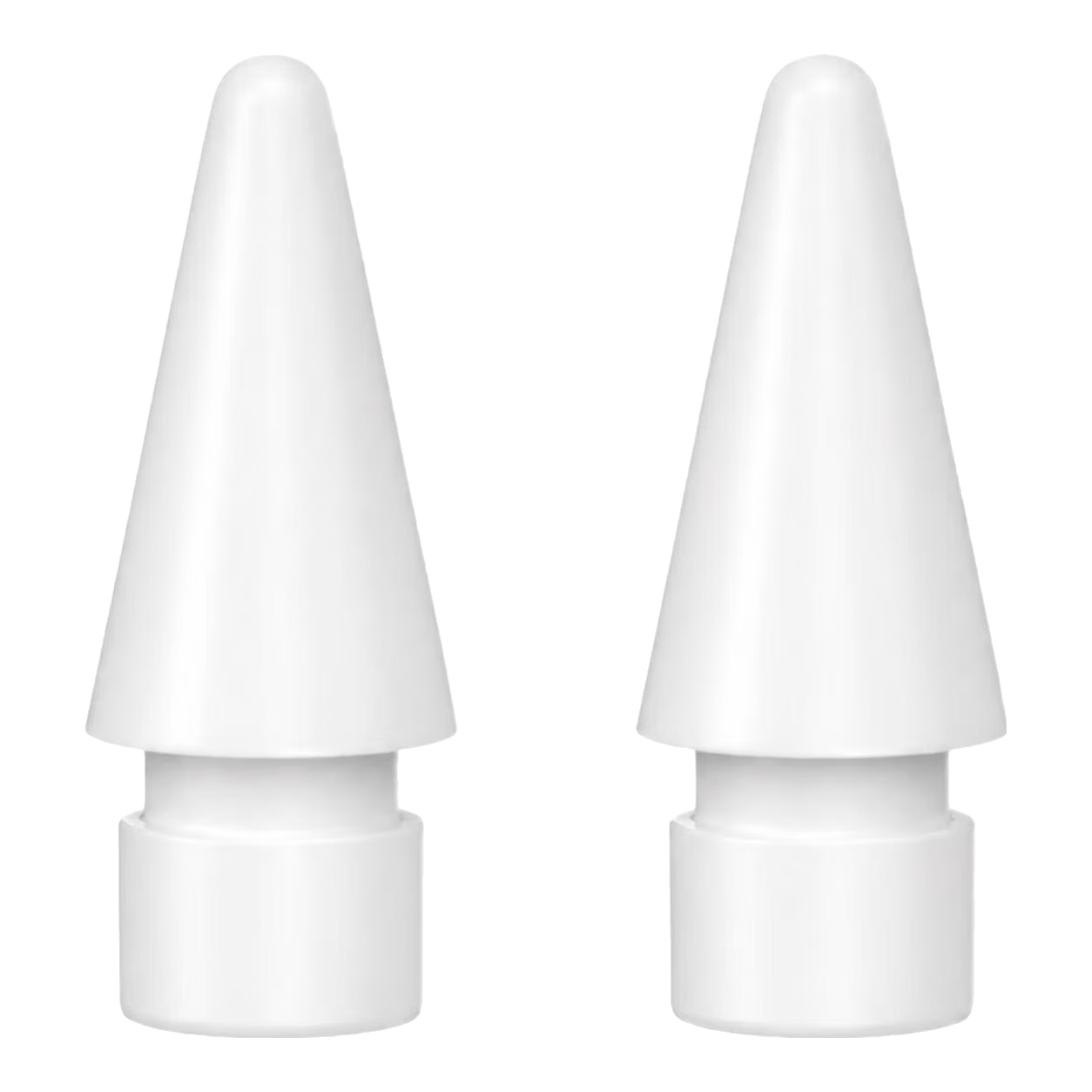 JD Jingzao Capacitive Stylus Tips 2-Pack Compatible with Apple Pencil 1st and 2nd Generation Replacement Tips for iPad Silent Stylus Pen Accessories