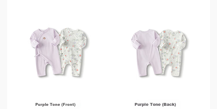 BALABALA Baby Romper Set Newborn Sleepwear Cute Artistic Two-Piece Jumpsuit 7