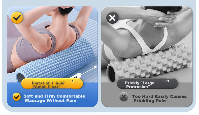 LI-NING Foam Roller Muscle Relaxation Yoga Column Massage Wolf Tooth Stick Yoga Equipment Portable Roller Drum Langya Stick 6