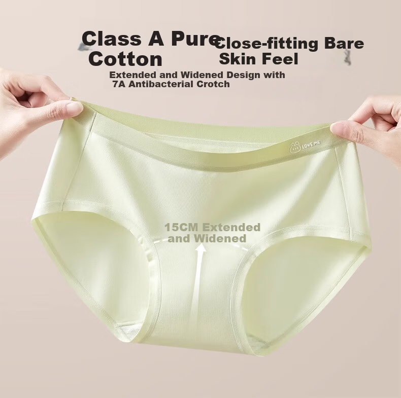 Dingguagua Girls' Seamless Underwear for Children And Teens, Antibacterial Triangle Panties for School-Age Girls Aged 10 to 14 during Puberty 21
