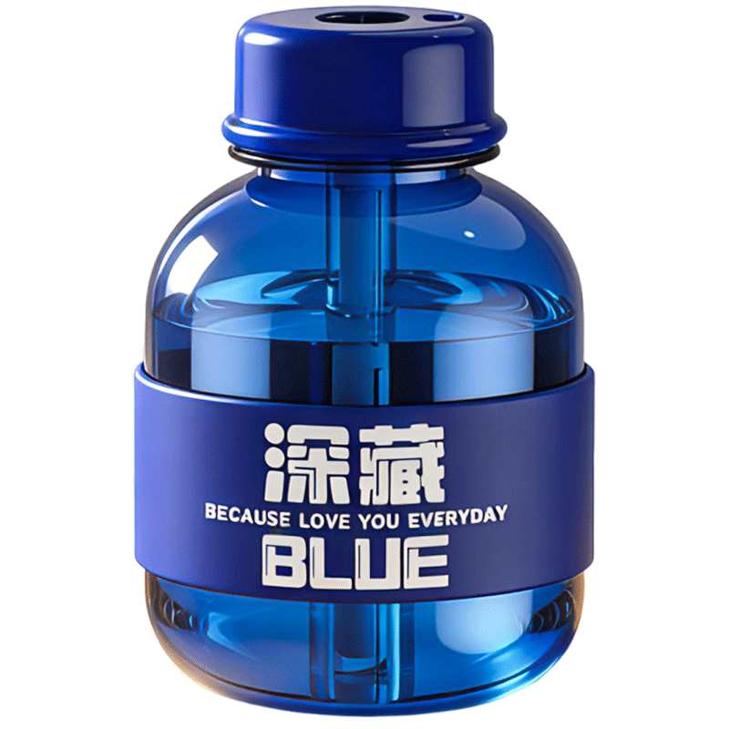 HANASS Blue Cola Humidifier Silent USB Mini Portable Home Car Office Desktop Air Purifier Large Mist MF103 Housewarming Birthday Gift for Men and Women