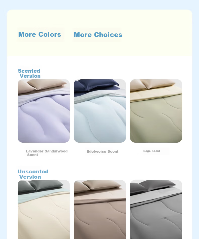Tbh Xiangmeng™ Summer Cooling Quilt Washable Air Conditioning Blanket Summer Single Double Cooling Quilt Edelweiss Fragrance 150x210cm 17