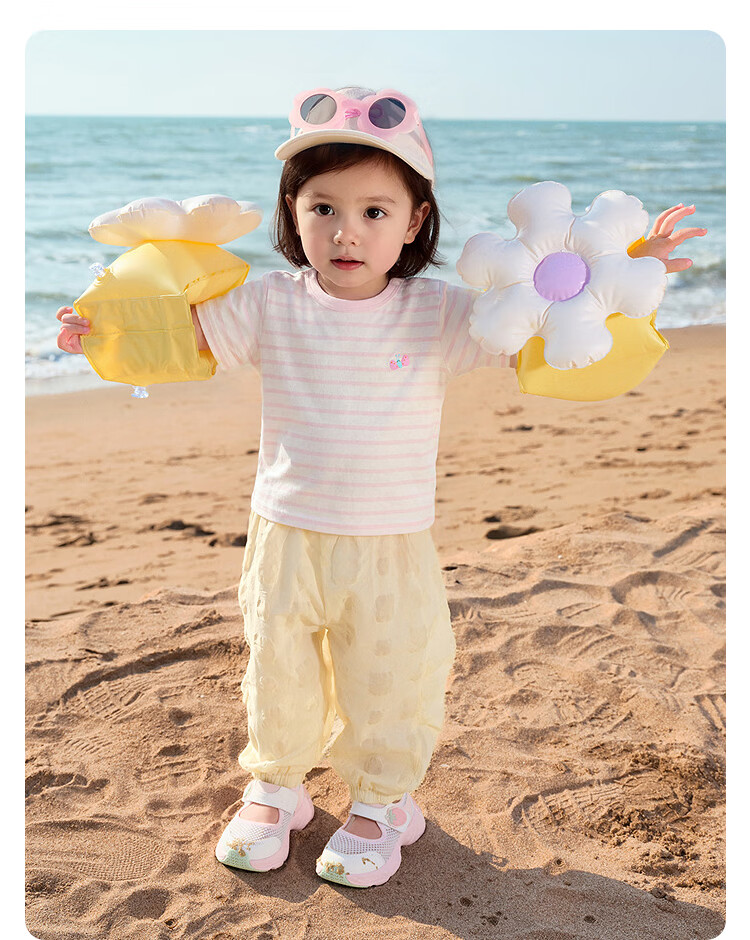 Balabala [balaOne] Kids Baby T-Shirt Infant Short Sleeve Top 2026 Summer Two-Piece Set 10