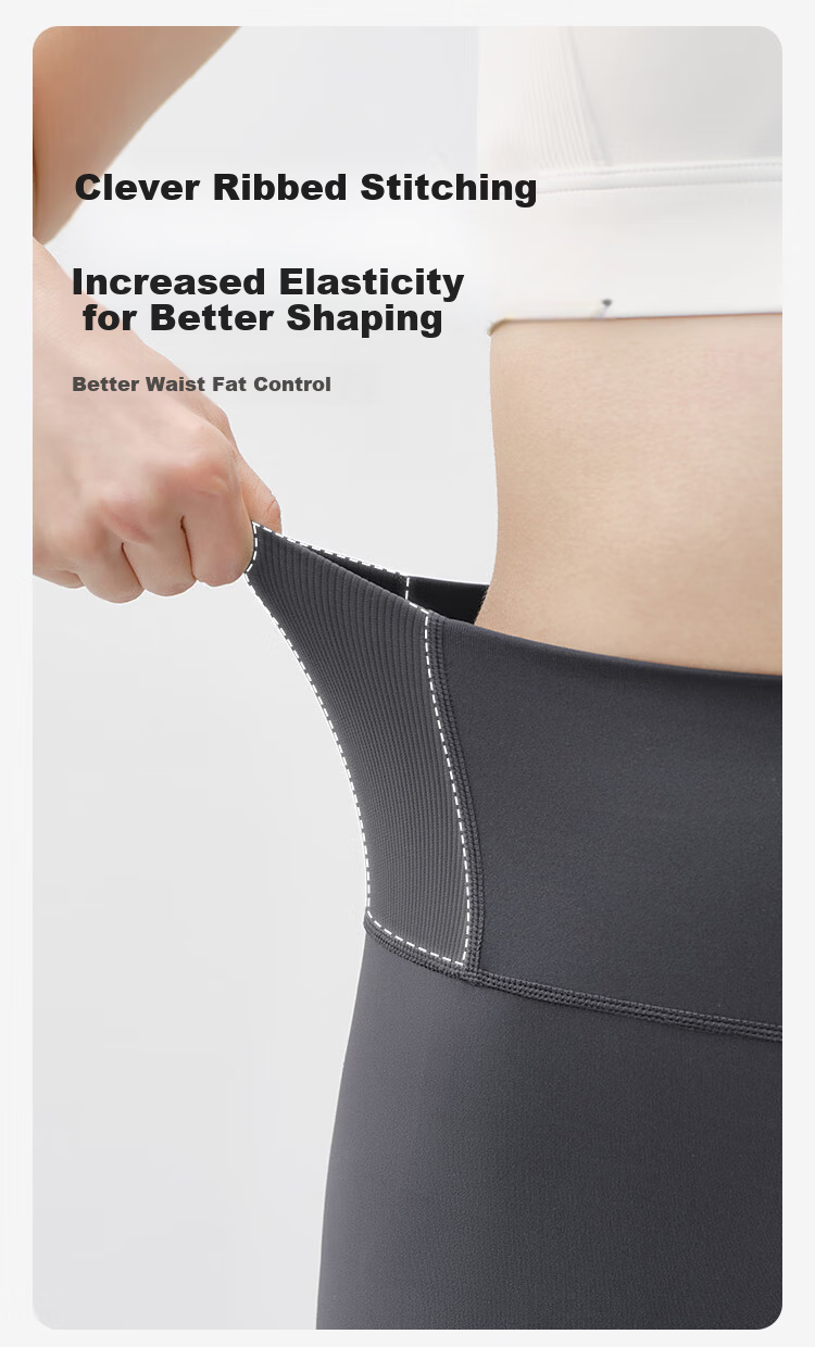 JD Jingzao Sharkskin High-Waist Tummy Control Leggings for Women 2026 Spring Slim Fit Yoga Pants Black XS 4