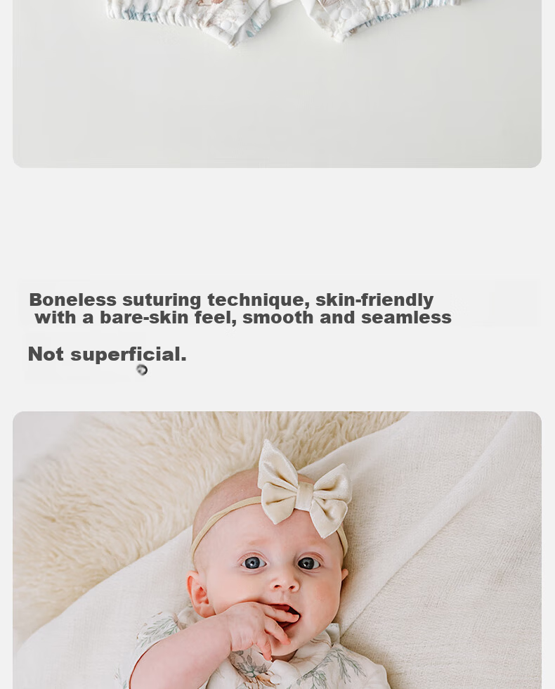 OAK FAMILY Newborn Baby Clothes Early Autumn Romper Thin Baby Bodysuit Pear Orchard 90cm 11