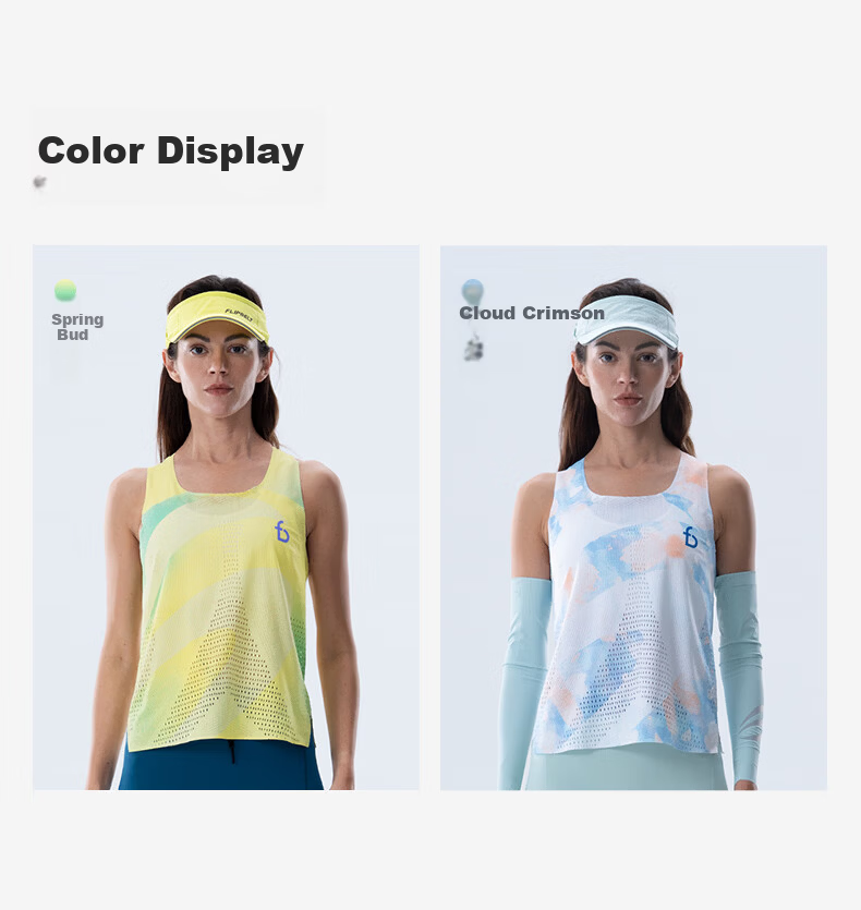 Feibit Wind Tunnel Vest 4.0 | Women's Running Vest Quick-Dry Breathable Marathon Sleeveless Lightweight Printed Top 7