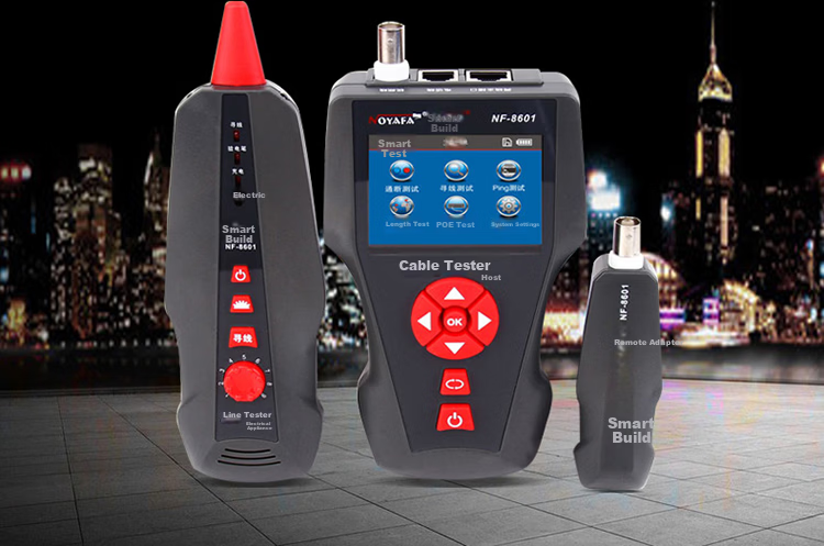 Smart Mouse NF-8601 Cable Tracker Length Tester Breakpoint Tester PING Test POE Test Rechargeable 1