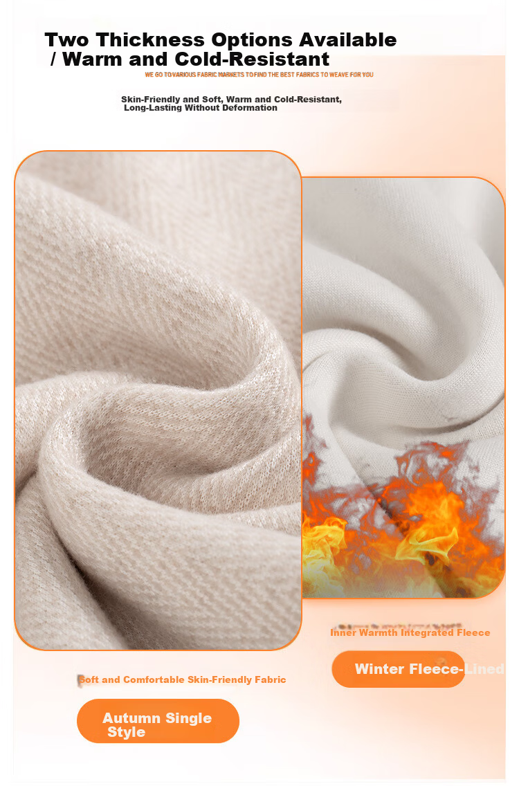 Langsha Wool Blend Wide-Leg Pants for Women Spring Autumn 2026 New Fleece-Lined Herringbone High-Waist Relaxed Trousers 9