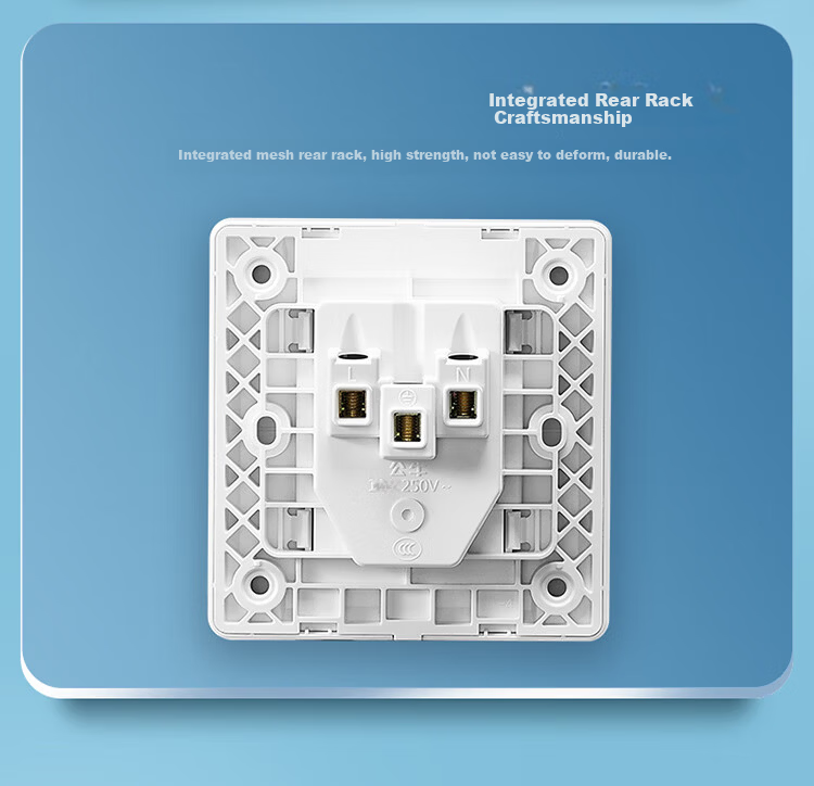 BULL G28 Series 10A Five-Hole Socket 86 Type Socket Panel G28Z223S Pearl White 7