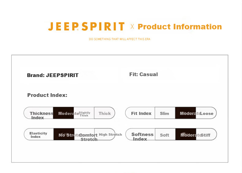 JEEP SPIRIT Men's Autumn Winter Sweatshirt Casual Jacket Versatile Long Sleeve T-Shirt Crew Neck Base Shirt Men's Wear 4