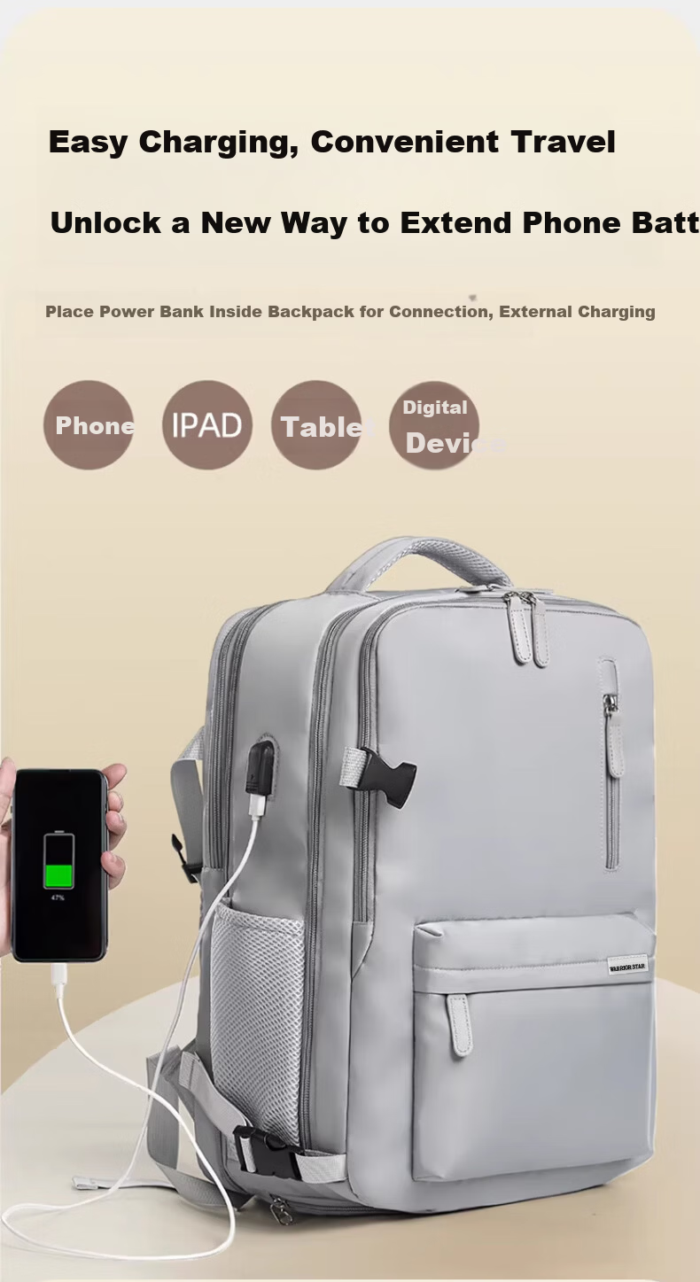 Warrior Large Capacity Travel Bag Men's Luggage Short Trip Business Commuter 180-Degree Opening Multifunctional Sports Bag 18