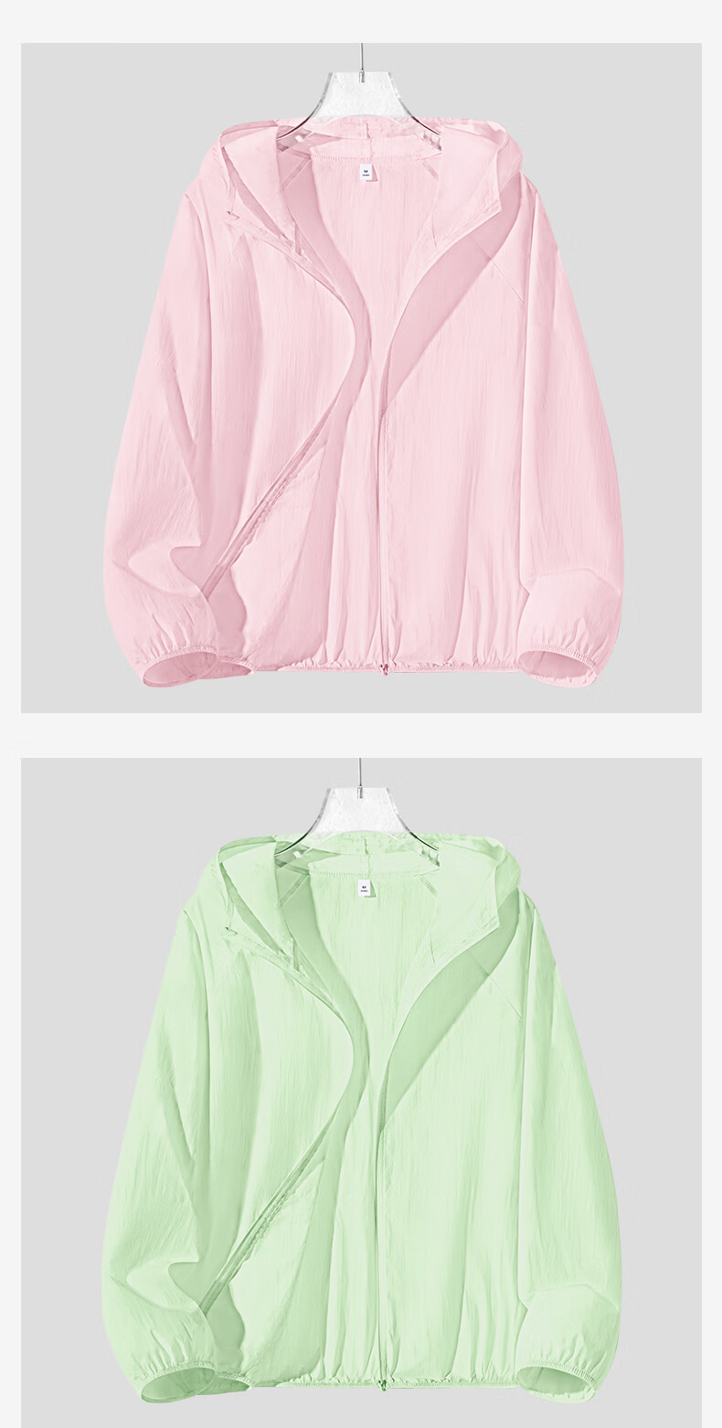 Warrior Women's Summer 2026 New Woven Yarn Sun Protection Jacket Lightweight Breathable Loose UV Protection Coat 15